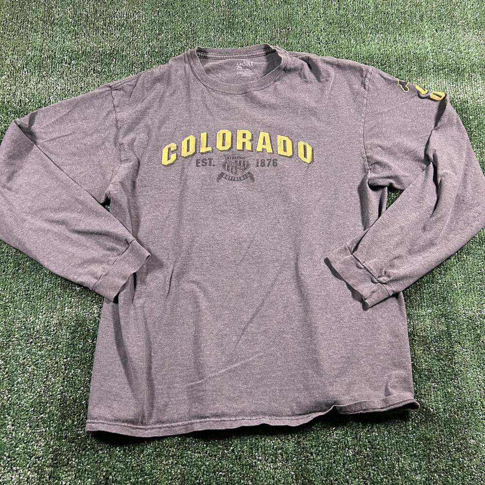 Men's Long Sleeve Colorado Graphic T-Shirt. Size XL